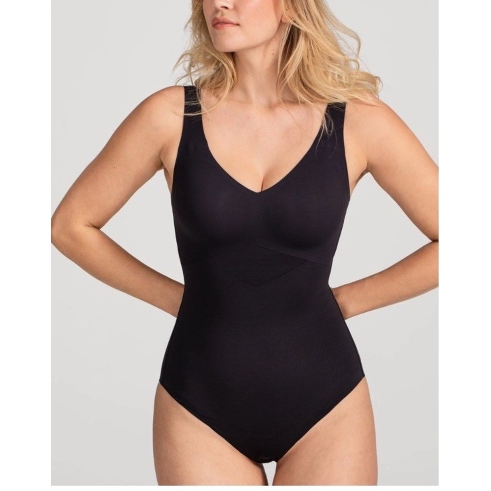 Honeylove Tank Bodysuit in Black